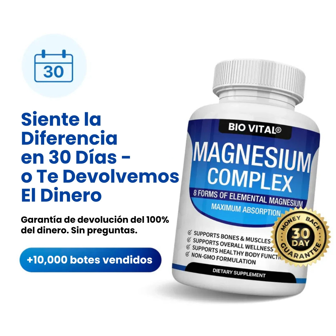 Magnesium Complex® De Alta Pureza Anti-Edad