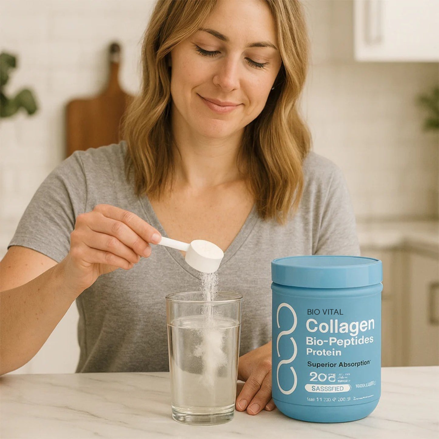 Bio Vital® Colágeno y Proteína de Alta Pureza Anti Edad