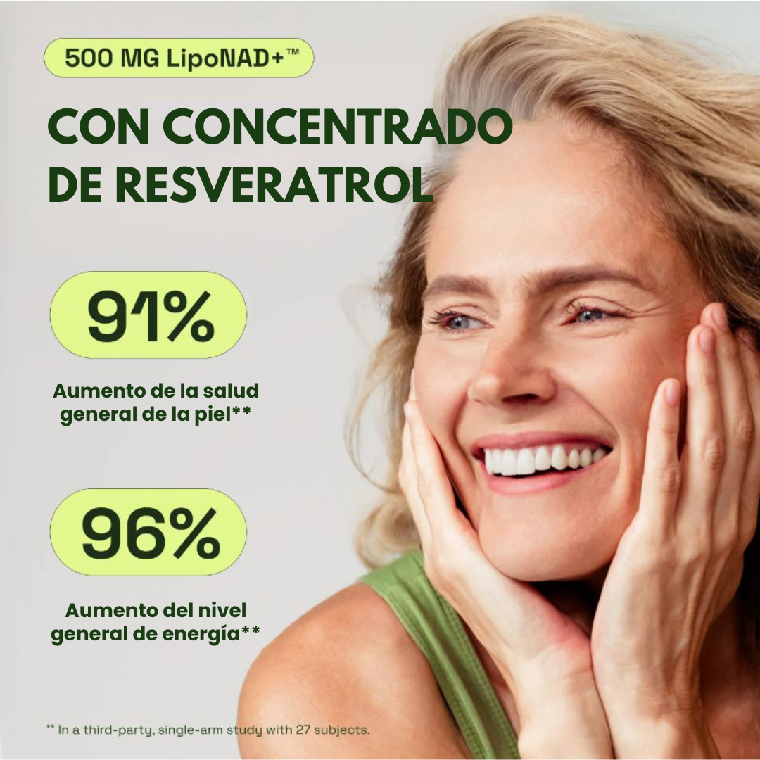 NAD+ Advanced de Alta Pureza Anti-Envejecimiento