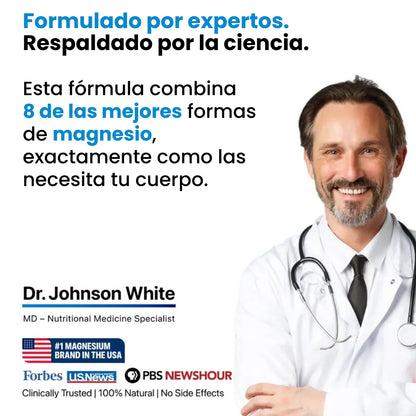 Magnesium Complex® De Alta Pureza Anti-Edad
