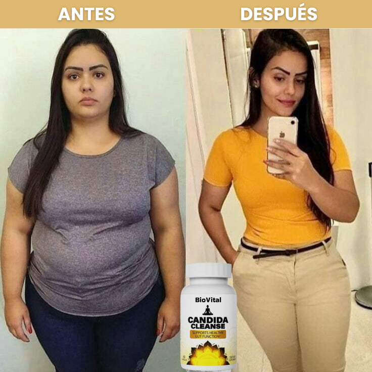 Candida Cleanse® Cápsulas que reducen antojos, hinchazón y fatiga
