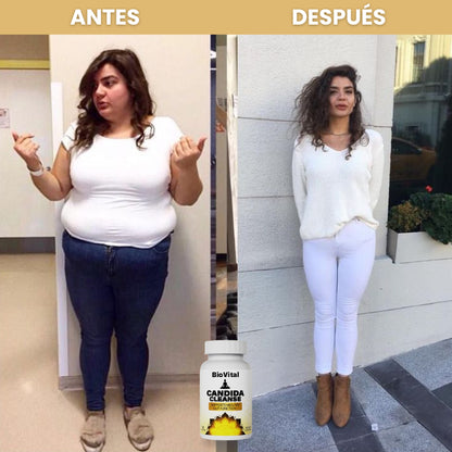 Candida Cleanse® Cápsulas que reducen antojos, hinchazón y fatiga