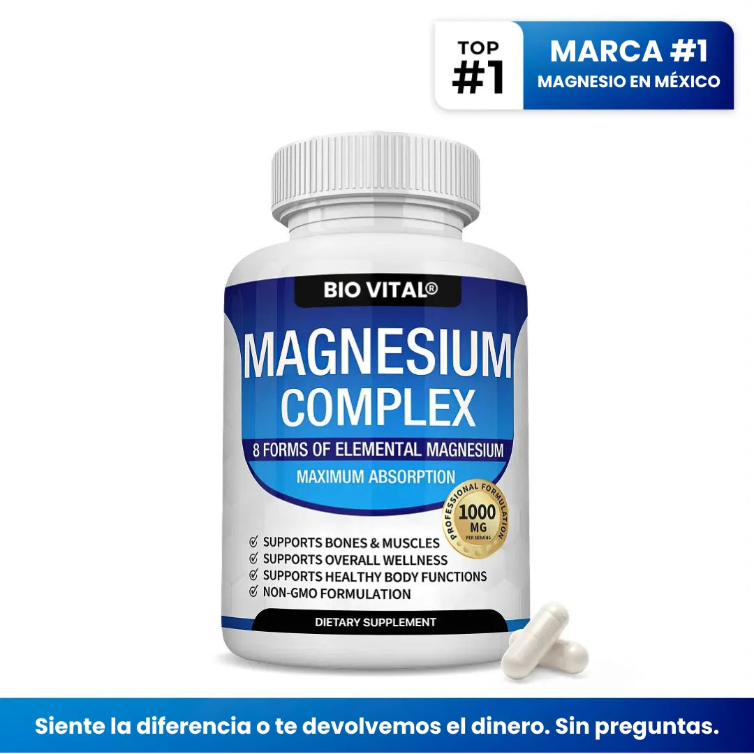 Magnesium Complex® De Alta Pureza Anti-Edad