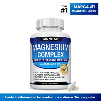 Magnesium Complex® De Alta Pureza Anti-Edad